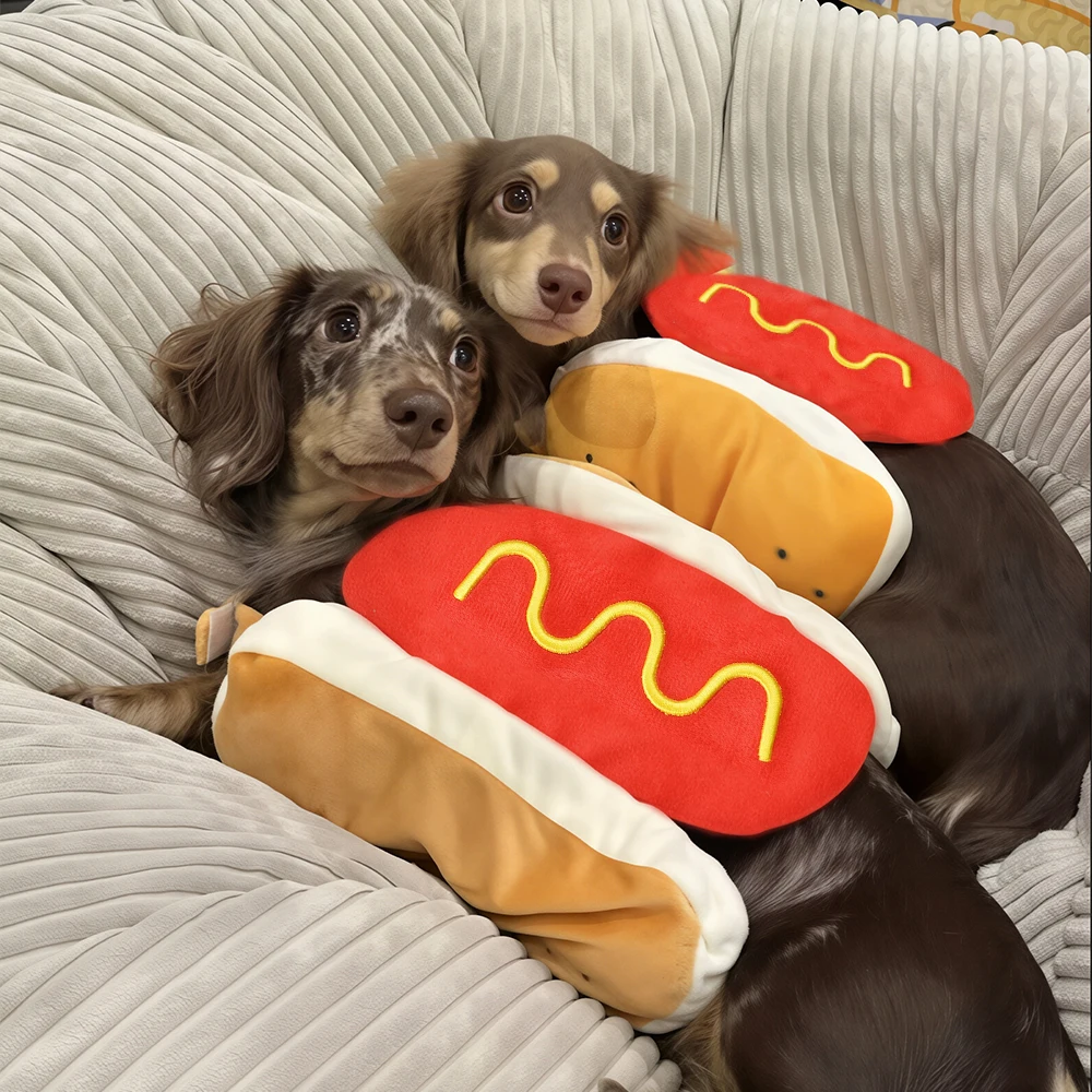Fantasia Hot Dog para Cães em Poliéster para Festas - Imagem 5