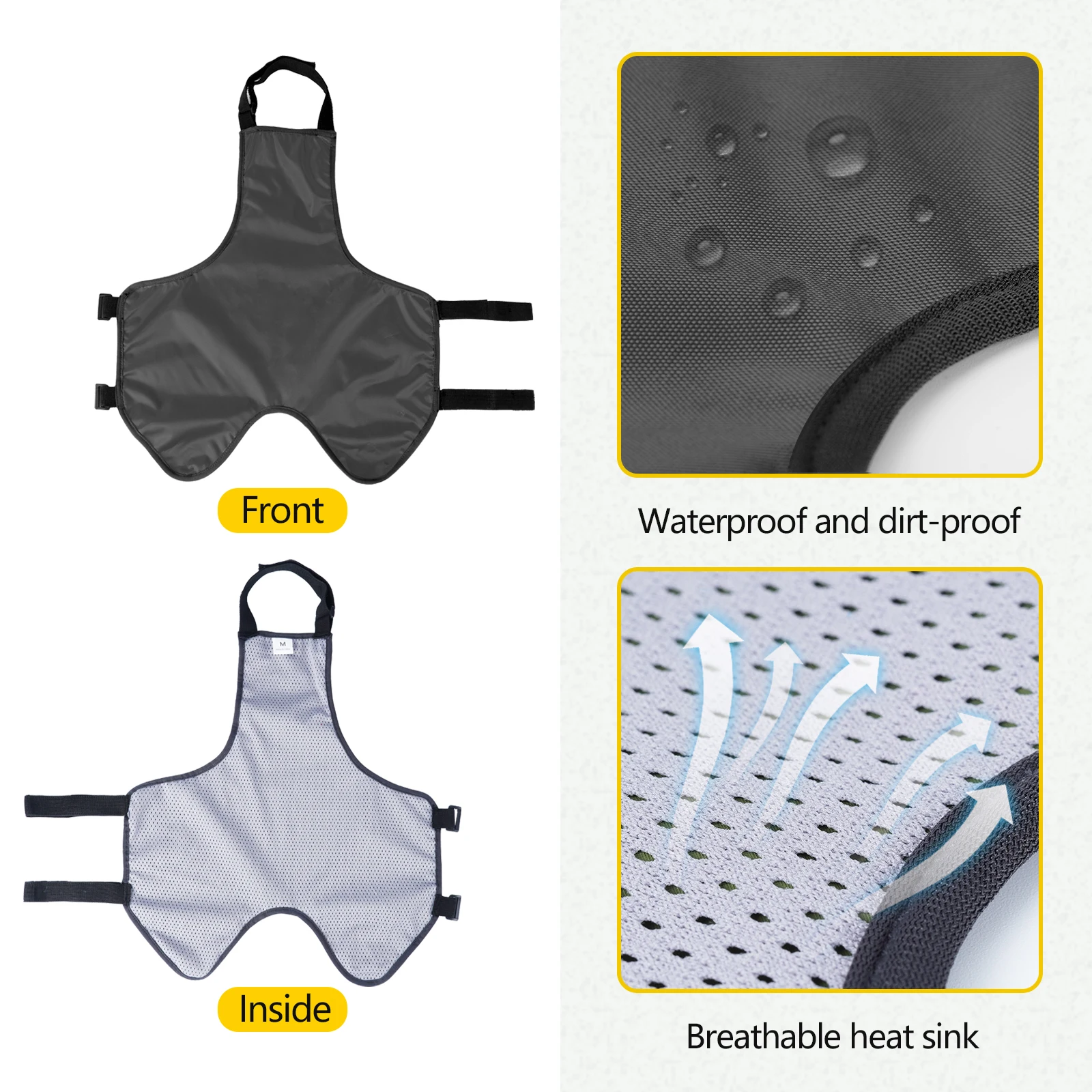 Roupa para Cães Filhotes Impermeável com Bolso Lavável - Imagem 3