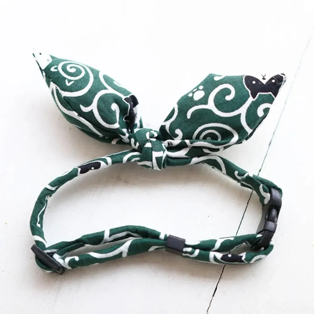 Bandana para Cães e Gatos de Algodão Ajustável Estilo Japonês - Imagem 5