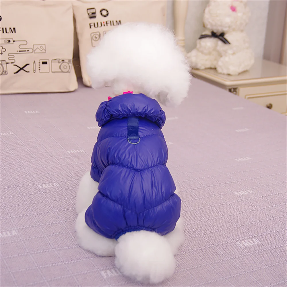 Macacão Impermeável para Cães Pequenos com D-ring - Imagem 4