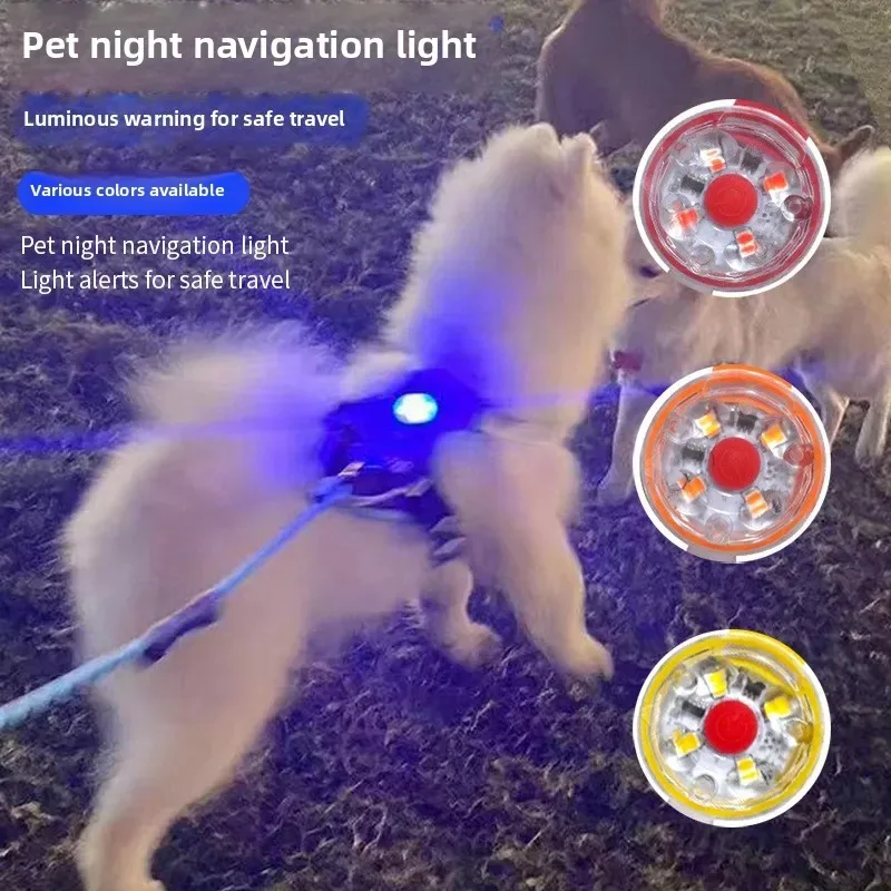 Coleira LED para Cães Recarregável USB com Faixa Refletiva - Imagem 2