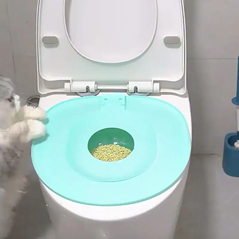 Kit Treinamento para Gatos no Banheiro Reutilizável 39x36,5 cm - Imagem 5