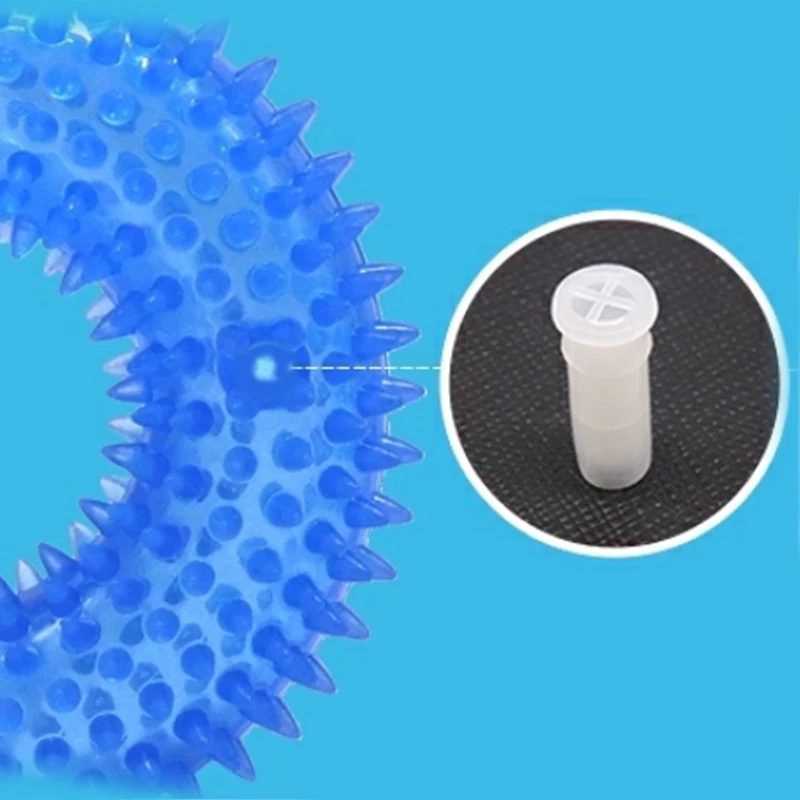 Brinquedo Donut TPR para Cães com Squeak para Cães Pequenos e Médios - Imagem 5