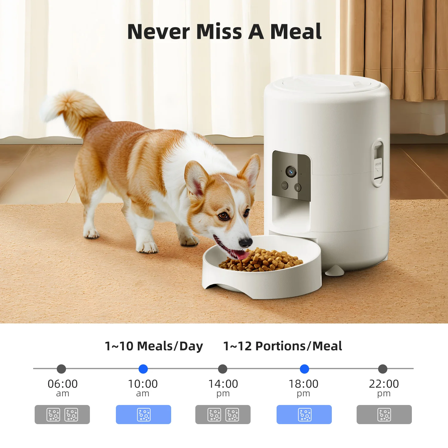 Alimentador Automático para Gatos 2L com Distribuição Inteligente - Image 2