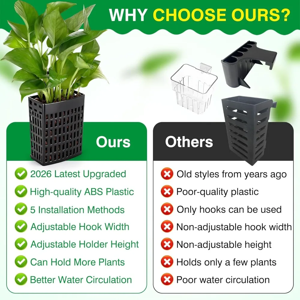 Suporte para Plantas de Aquário com Altura Ajustável e Ventosa - Imagem 6