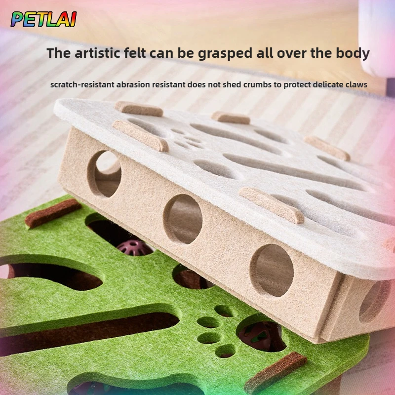 Brinquedo Interativo para Gatos com Labirinto de Bolas e Buracos - Imagem 3