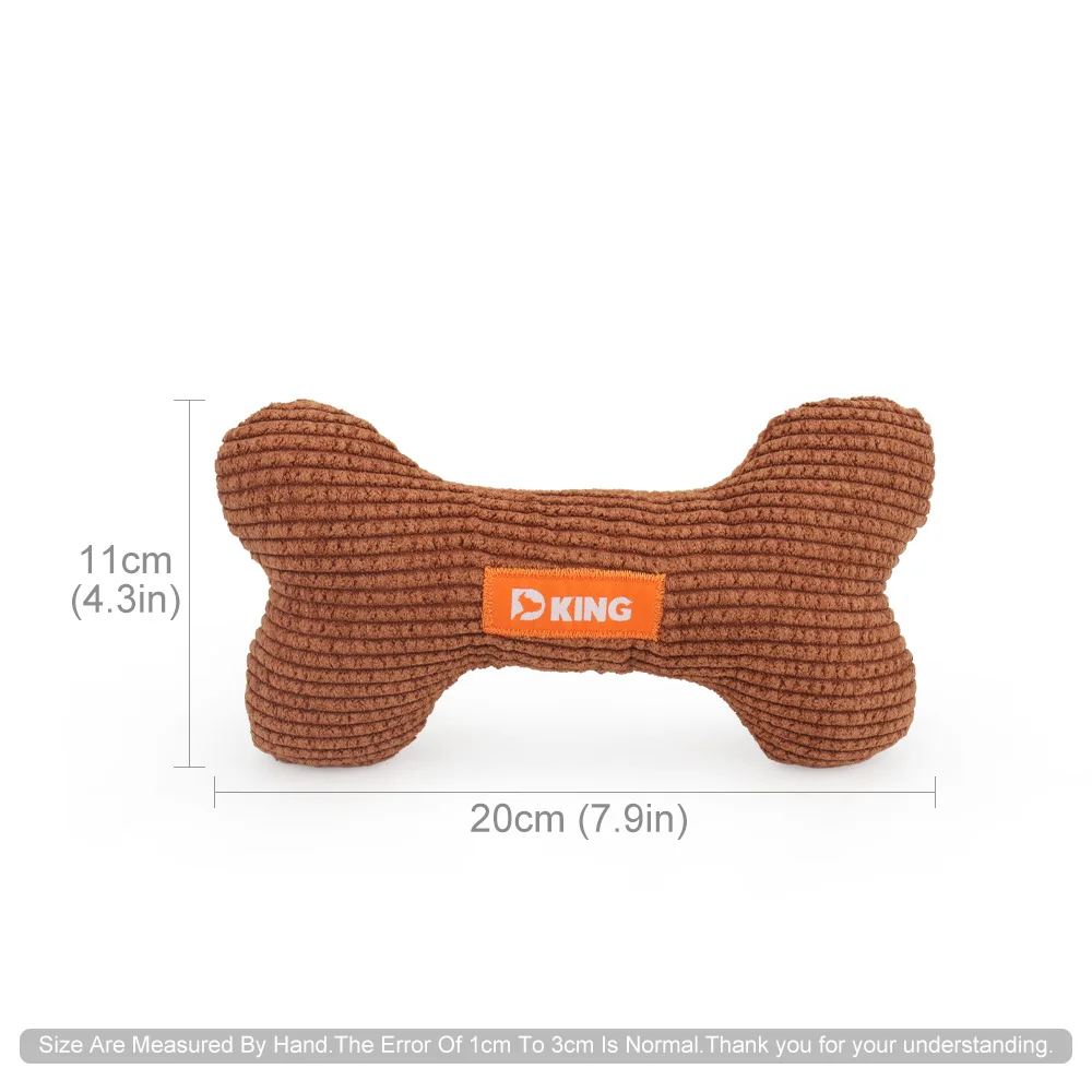 Brinquedo Osso de Pelúcia para Cães Pequenos de 20 cm - Imagem 6