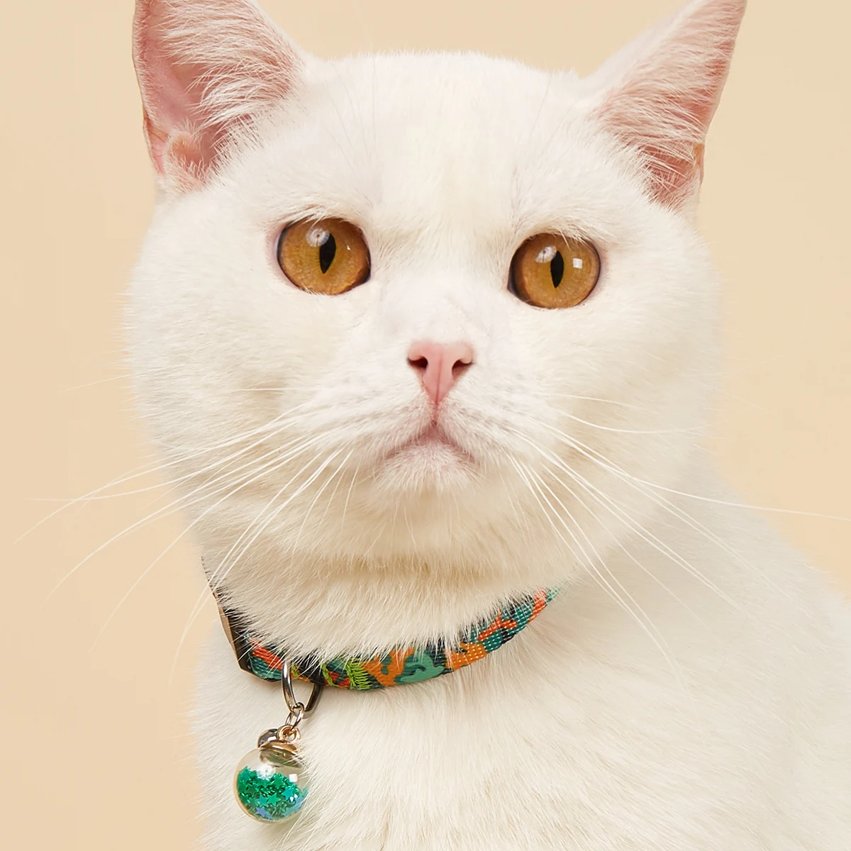 Coleira Decorativa Ajustável para Gatos e Cães Pequenos com Sino - Imagem 4