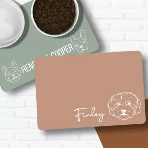 tapete antiderrapante para alimentação de pets