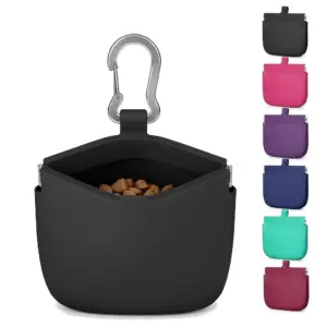 bolsa de cintura para cães de silicone