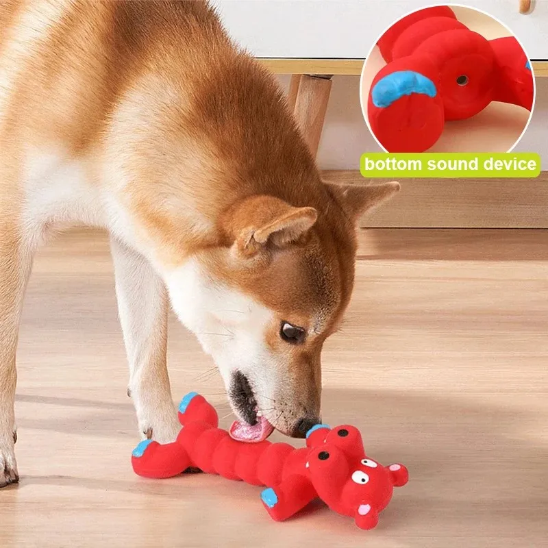 Brinquedo para Cães Borracha com Som para Pequenos e Médios - Imagem 2