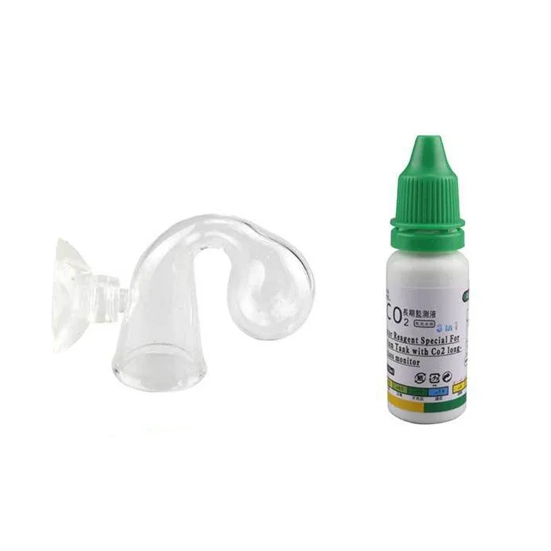 Monitor de CO2 para Aquário de Vidro 15ml com Detector de Cores - Imagem 2