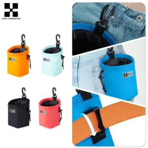 bolsa de petiscos para cães com cordão
