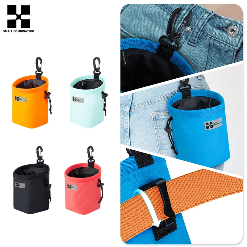 bolsa de petiscos para cães com cordão
