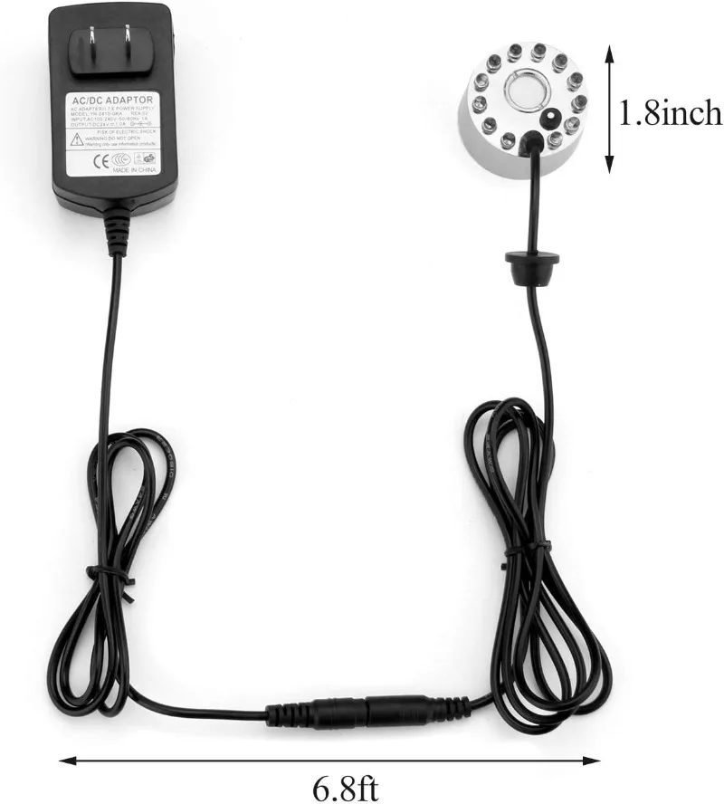 Gerador de Névoa Ultrassônico para Aquário e Fontes com LED - Imagem 5