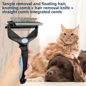 escova 3 em 1 para cães e gatos