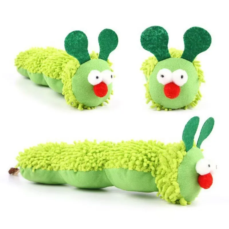 Brinquedo de Gato Lagarta com Menta, Almofada Macia e Durável - Imagem 6