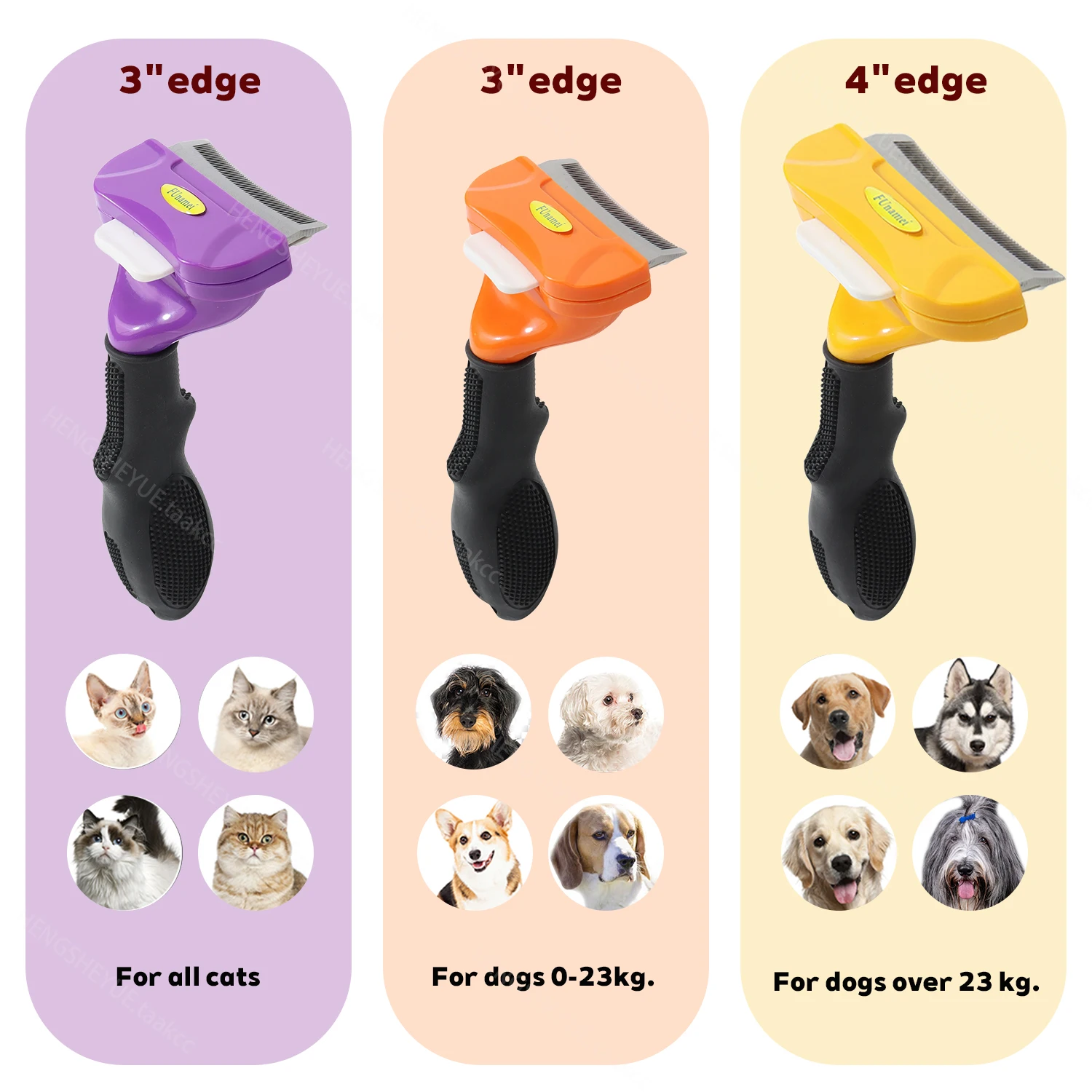 Pente para Gatos e Cães com Dentes de Aço Inoxidável - Image 6
