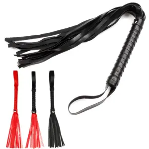 chicote para equitação em couro pu