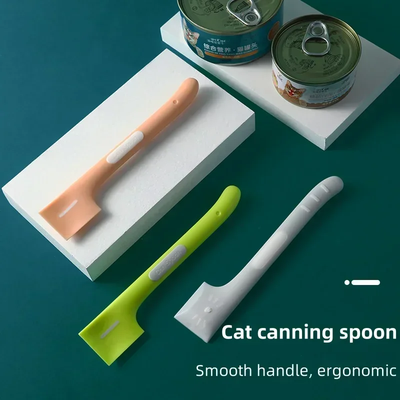 Colher para Gatos e Cães de Aço Inoxidável com Cabo Longo - Imagem 4