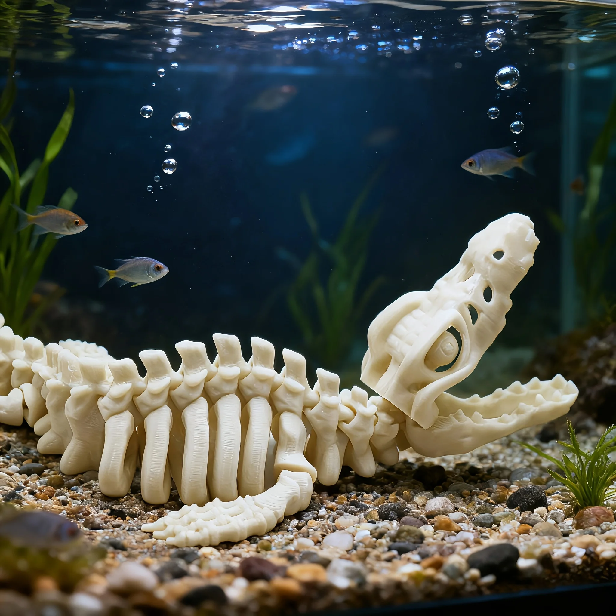 Esqueleto de Dinossauro para Aquário Decoração Realista - Imagem 6