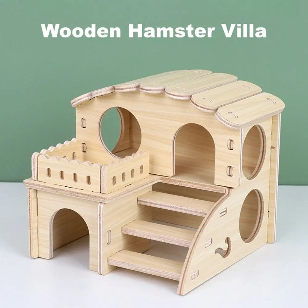 Vila de Madeira para Hamster Fácil de Instalar - Image 3