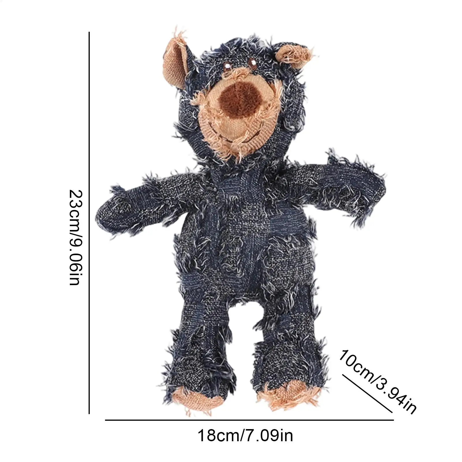 Brinquedo de Urso para Cães com Som e Material Resistente a Rasgos - Image 6