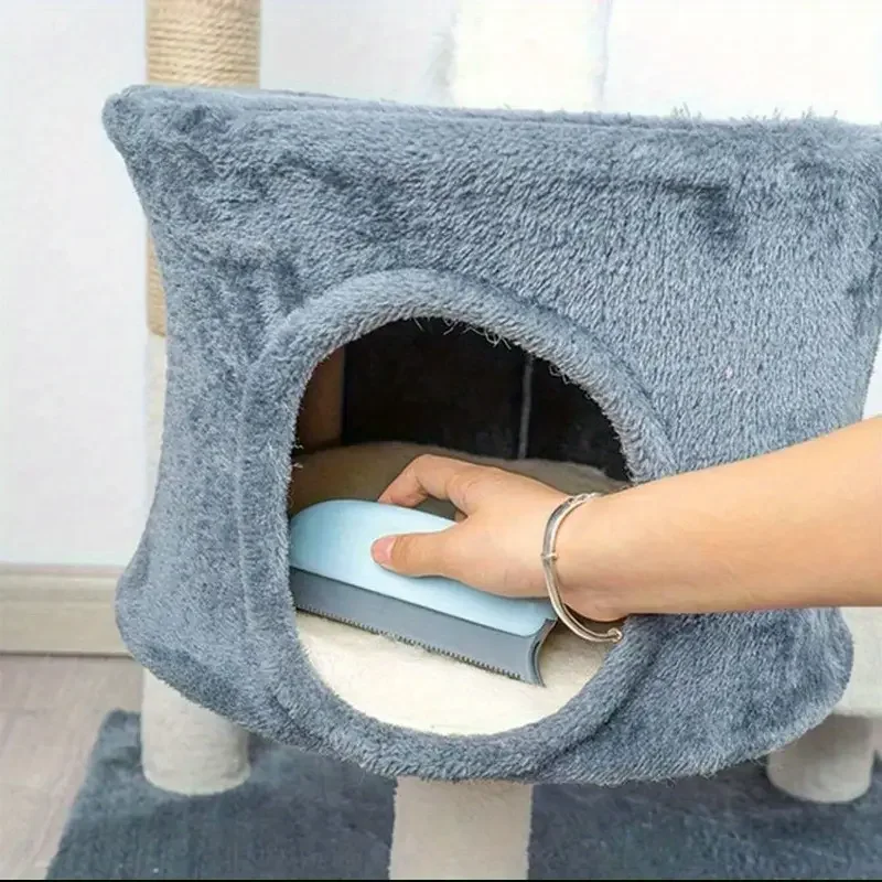 Escova Removedora de Pelos para Cães e Gatos de ABS e TPR 15 cm - Imagem 2