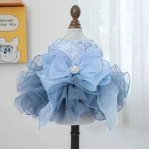 vestido de casamento para cães e gatos
