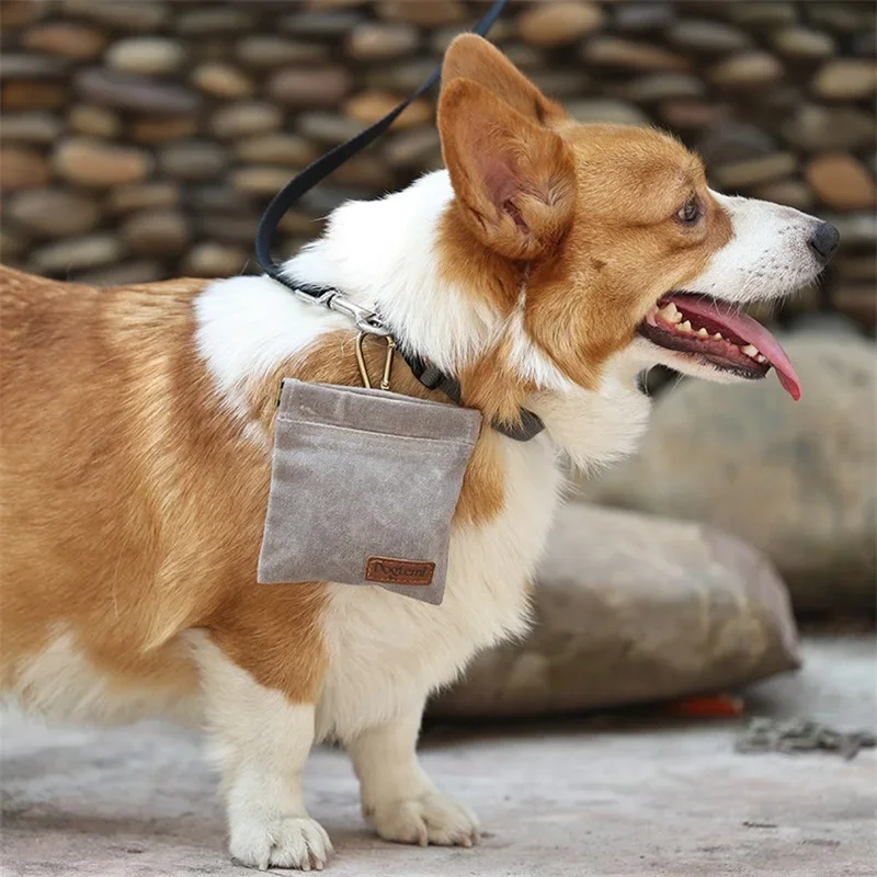 Bolsa de Petiscos para Cães com Mosquetão e Clipe para Cinto - Image 6