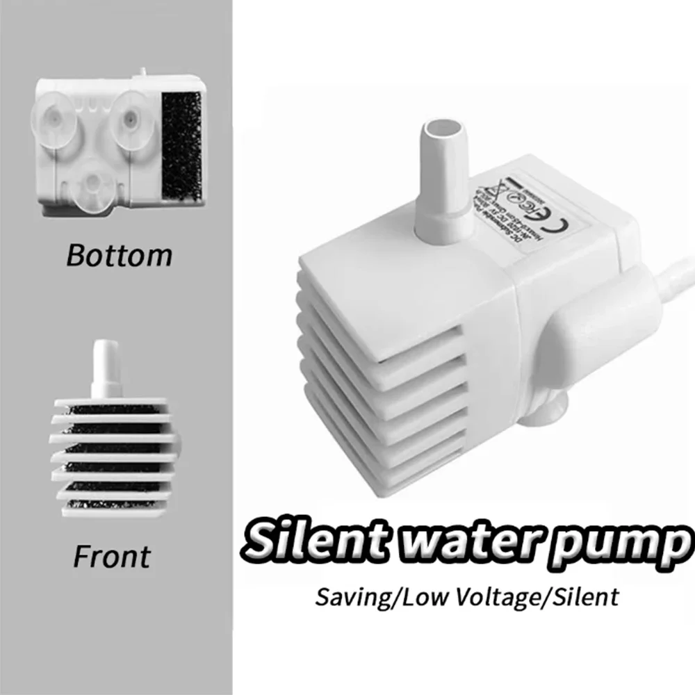 Bomba USB para Fonte de Água Pet 1,5 W com Proteção contra Nível Baixo - Image 5