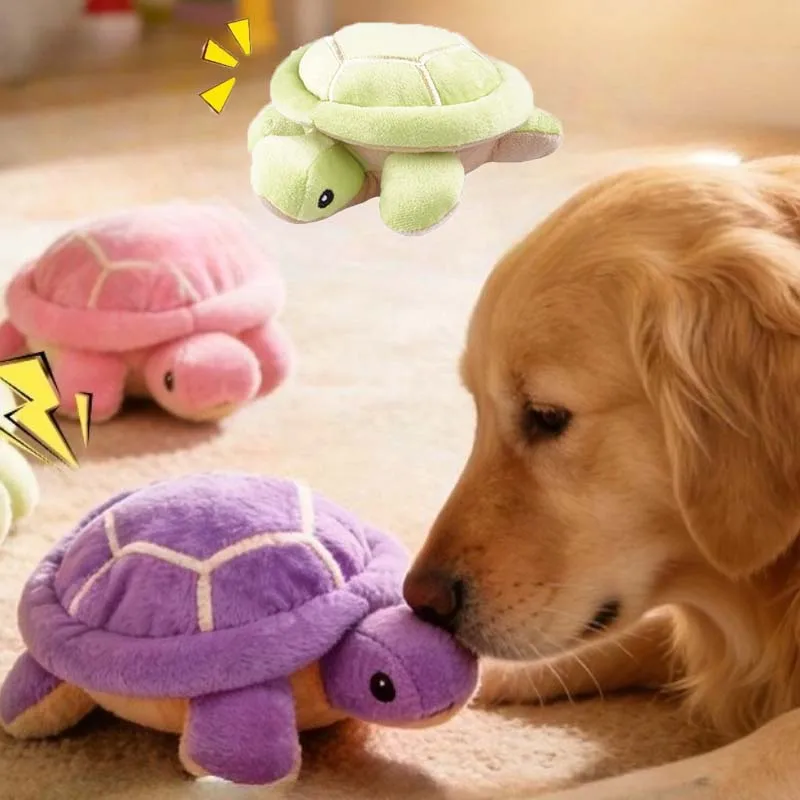 brinquedo de pelúcia para cães tartaruga