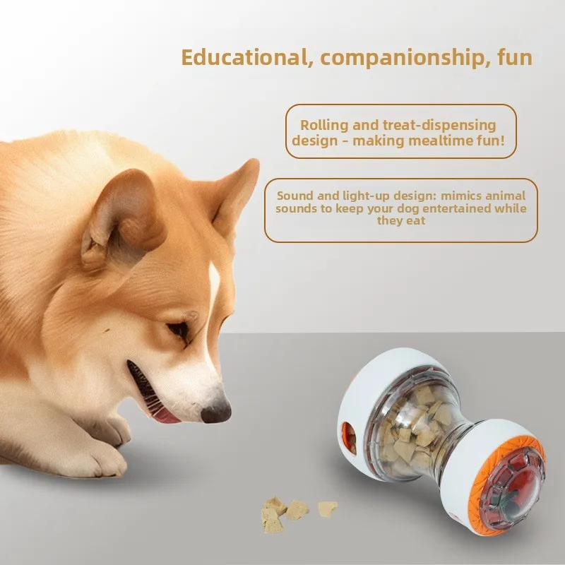 Brinquedo Dispensador de Petiscos para Cães com Vazamento Ajustável - Imagem 2
