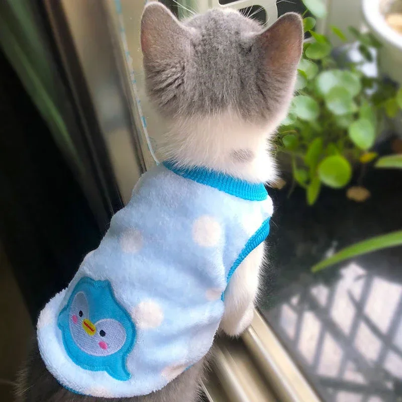 Colete de Lã para Cães e Gatos Pequenos e Médios para Inverno - Imagem 4