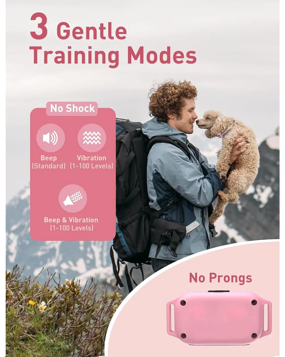 Coleira Vibratória para Cães com Controle Remoto de 850 m - Image 3