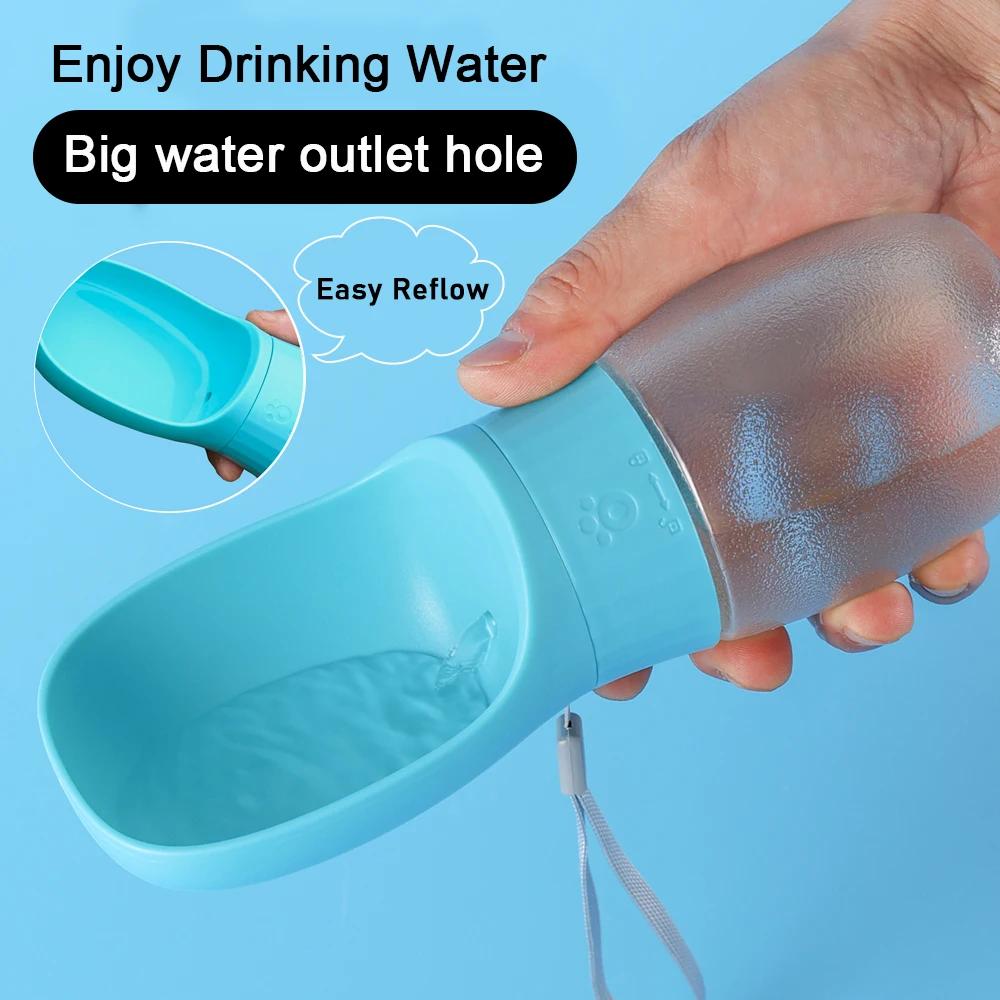 Garrafa de Água Portátil para Cães e Gatos 300 ml à Prova de Vazamentos - Image 3