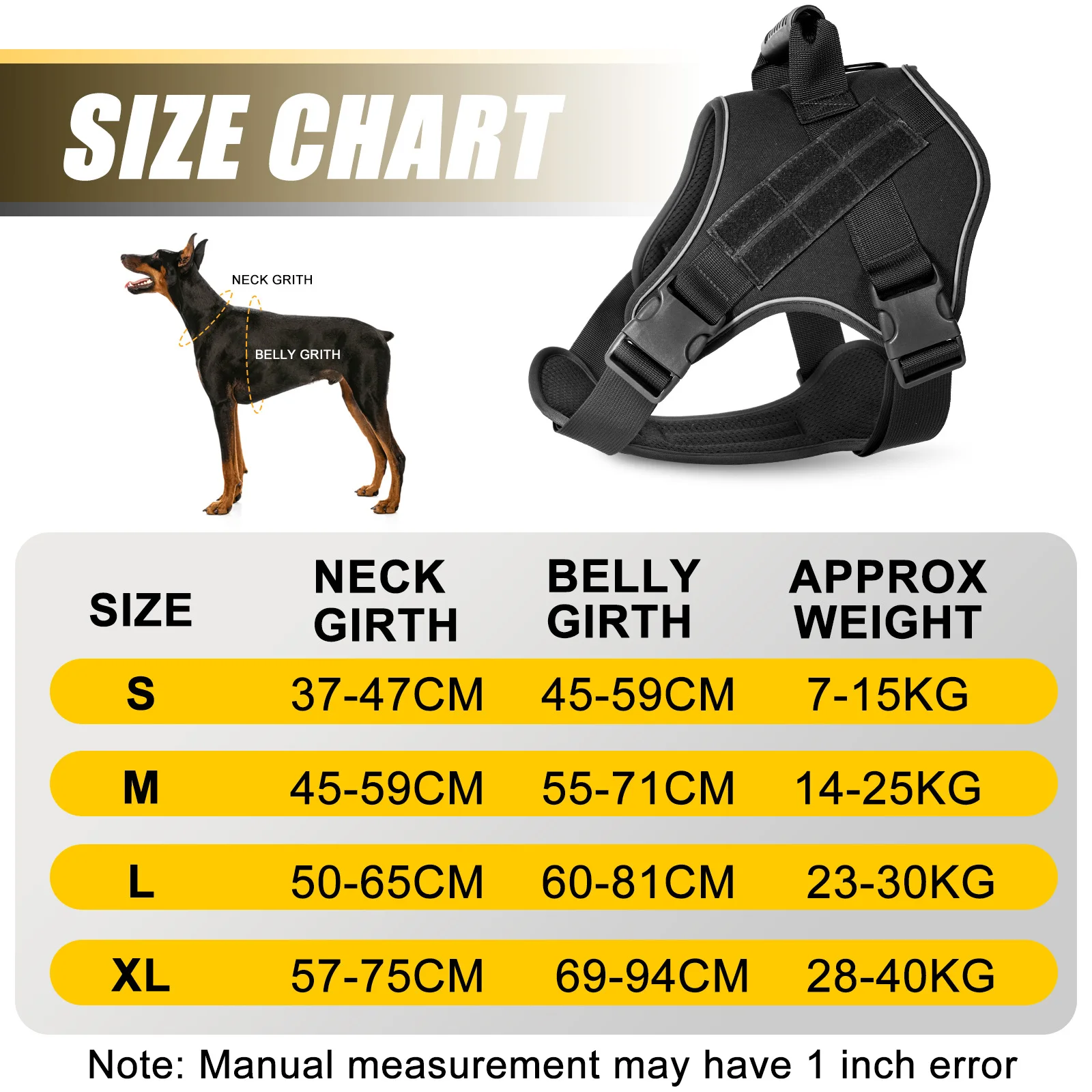 Colete Tático para Cães Grandes para Treinamento - Image 3