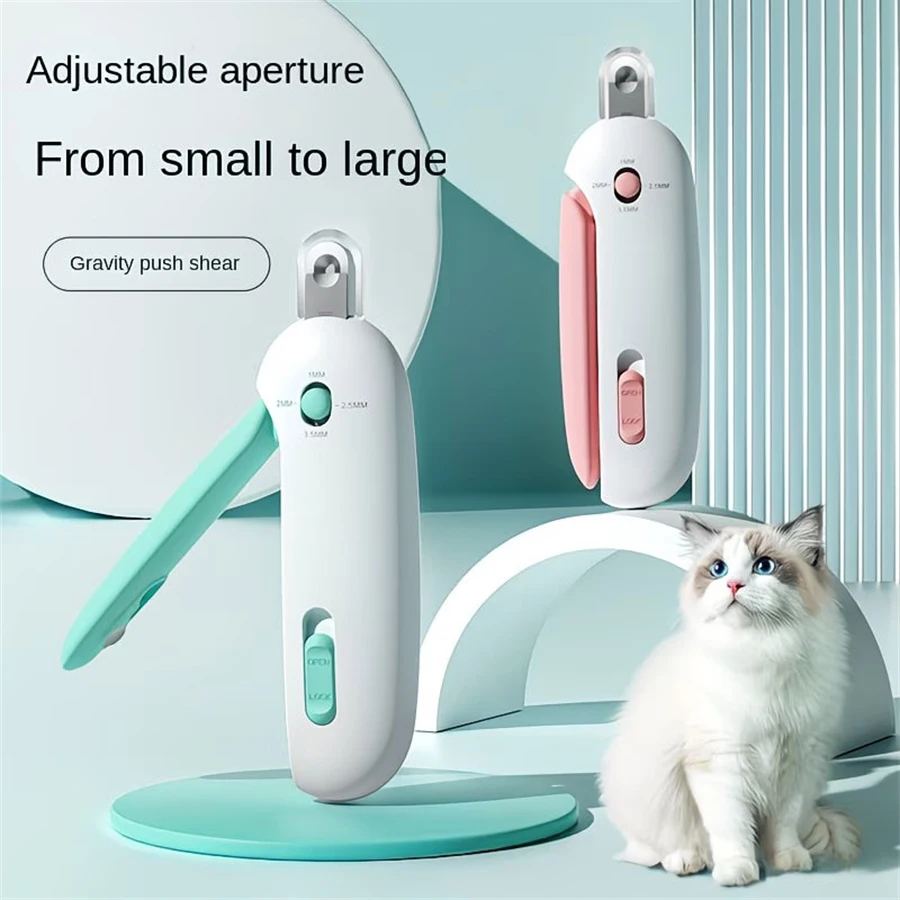 Cortador de Unhas para Cães e Gatos com LED e Trava de Segurança - Imagem 5