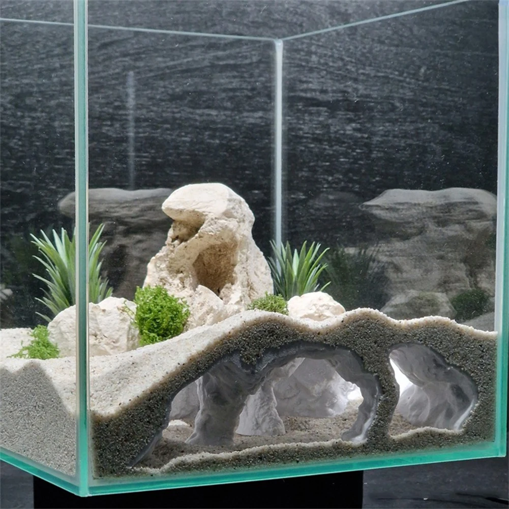 Túnel Caverna para Aquário Impresso 3D Decorativo para Peixes - Imagem 3