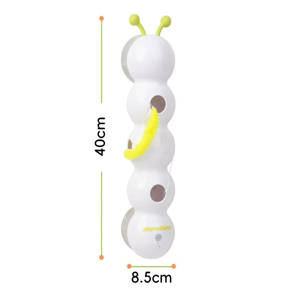 Brinquedo Interativo Caterpillar para Gatos com Movimento Ativado Recarregável - Image 2