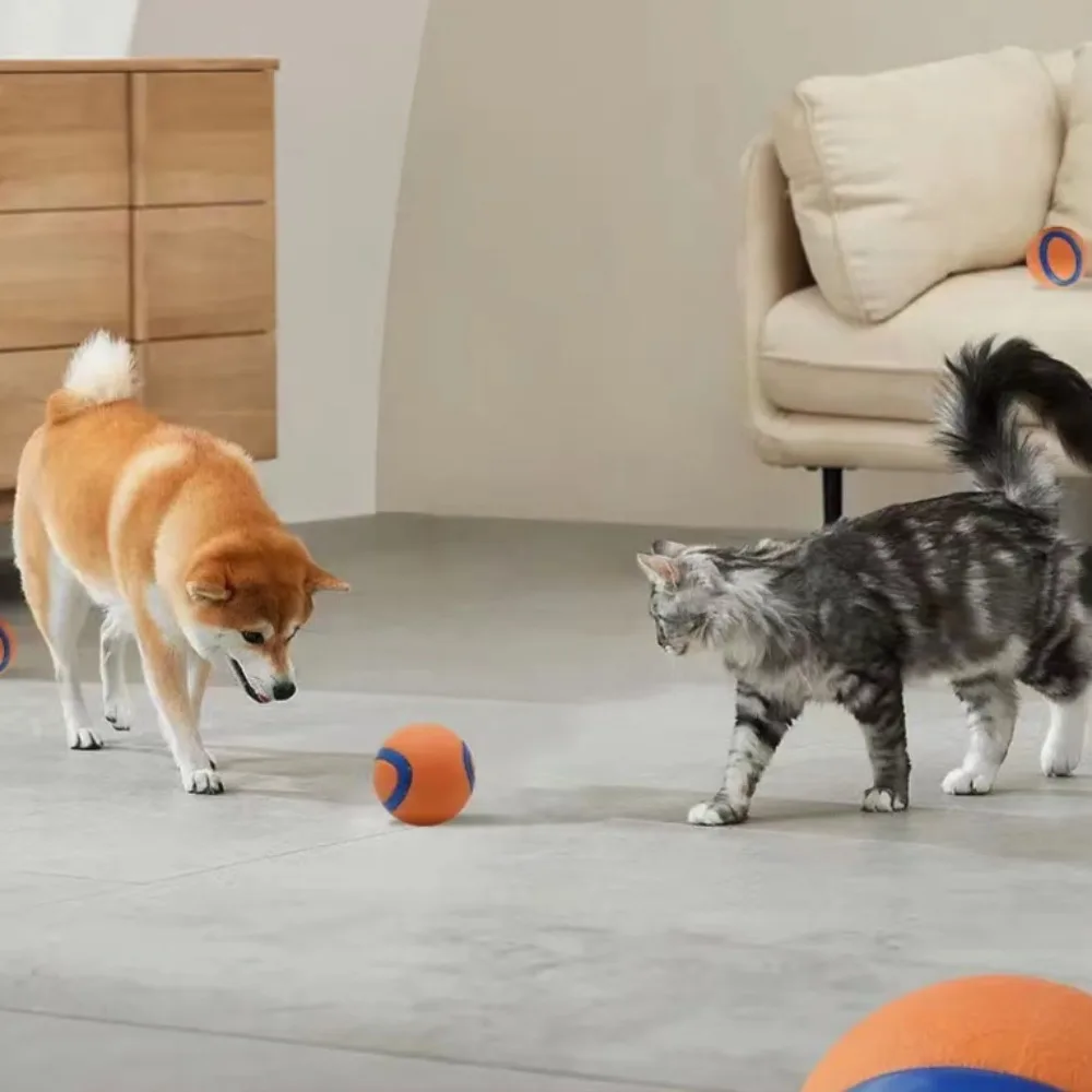 Bola de Brinquedo para Cães Elástica com Som para Grande, Médio e Pequeno - Imagem 5