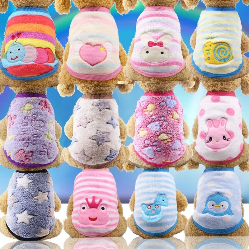 Colete de Lã para Cães Pequenos para Inverno com Estampa de Desenho - Imagem 2