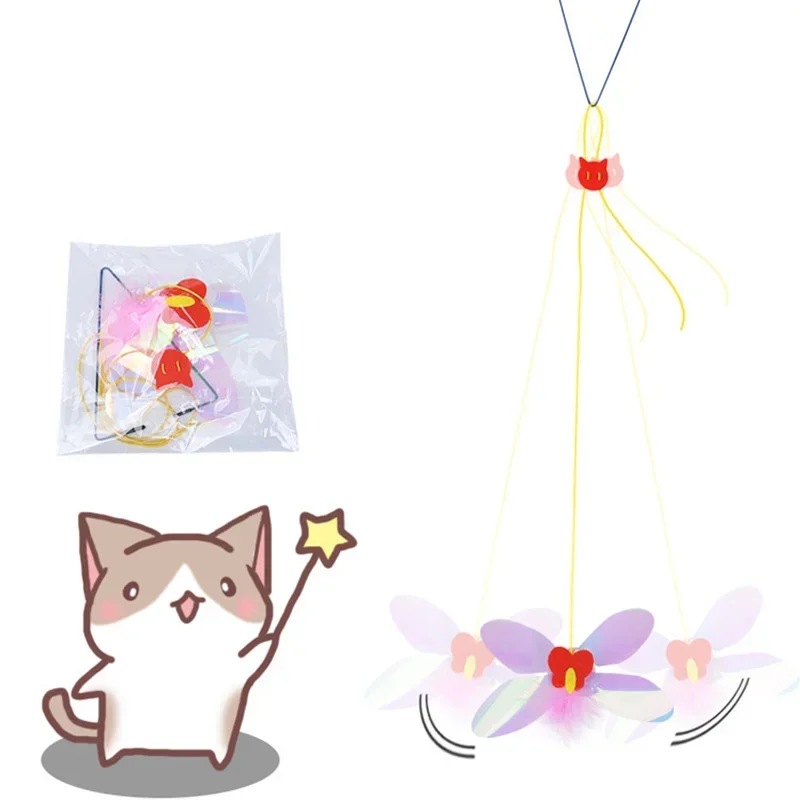 Brinquedo para Gatos Ratinho Pendurado Retrátil para Porta - Imagem 5