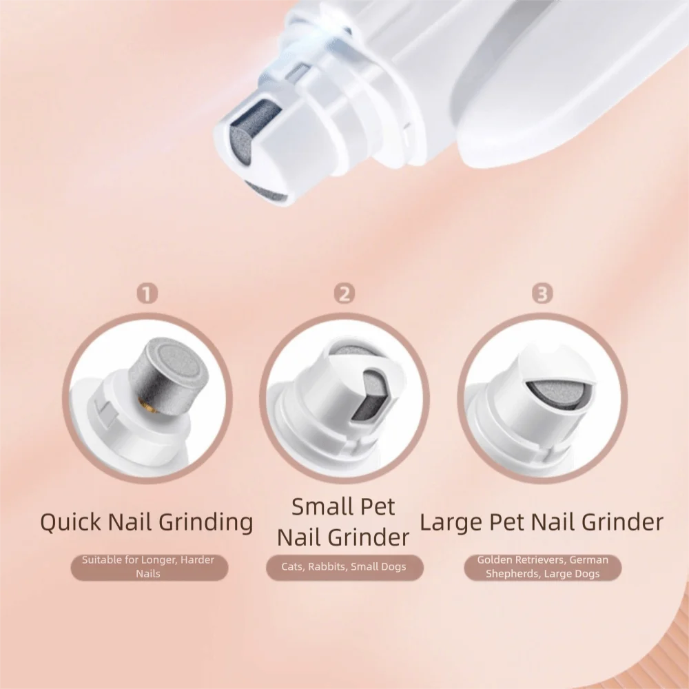 Aparador de Unhas Elétrico para Pets com Luz LED 17,3 cm - Imagem 5