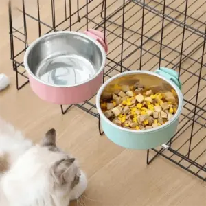 comedouro bebedouro para cães com tigela removível