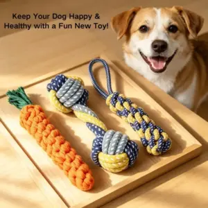 brinquedo de corda de algodão para cães