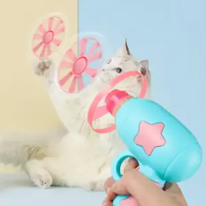 brinquedo lançador de disco para gatos