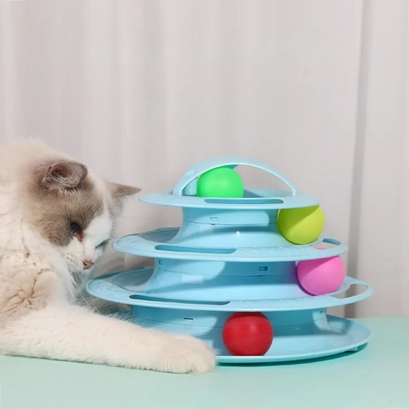 Brinquedo para Gatos Torre de Bolas Rolantes Multinível Antiderrapante - Image 5