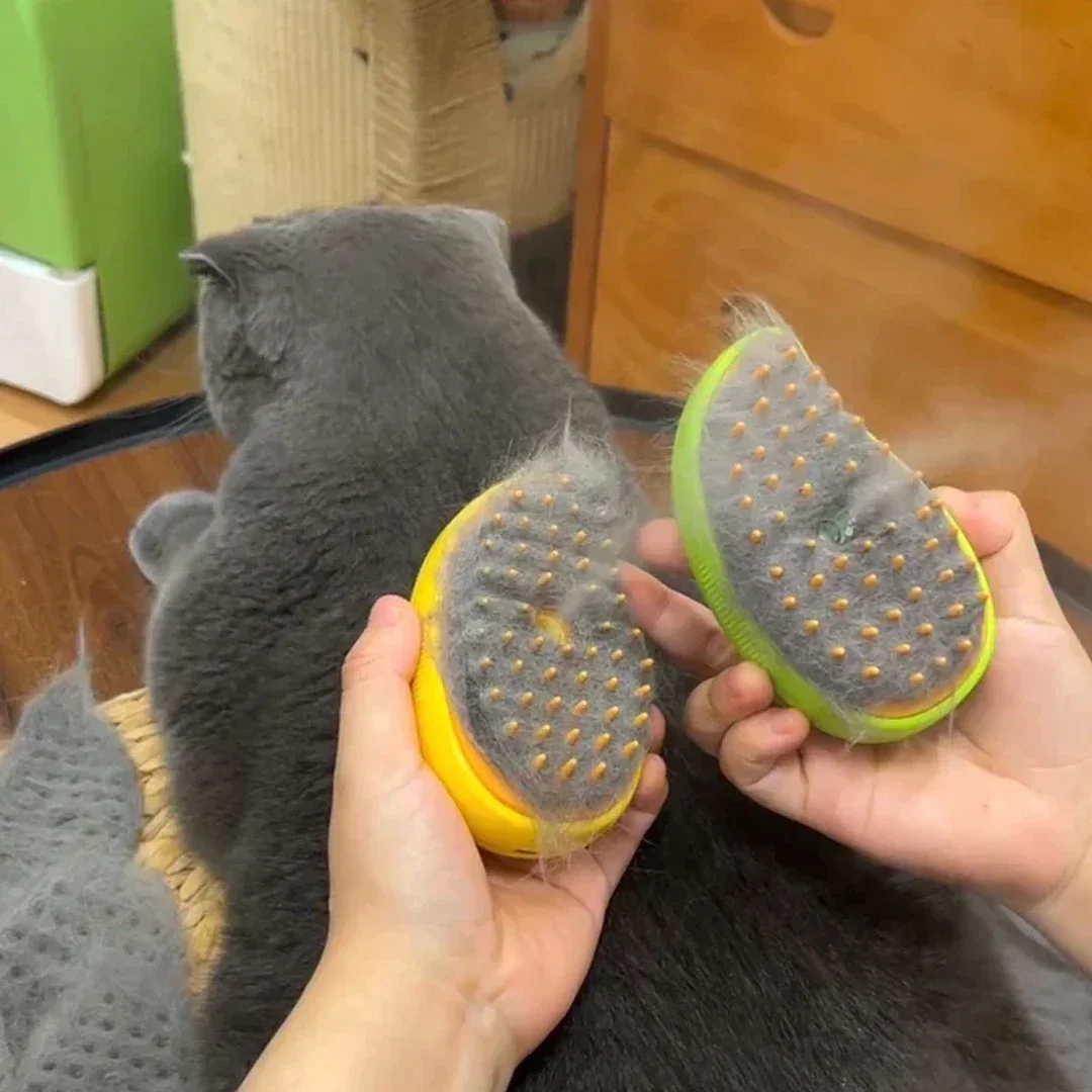 Escova a Vapor para Gatos e Cães com Pulverizador Elétrico - Imagem 5