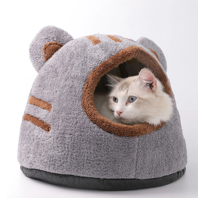 Cama Toca para Gatos em Pelúcia Formato Urso para Gatos de até 2,5 kg - Image 6